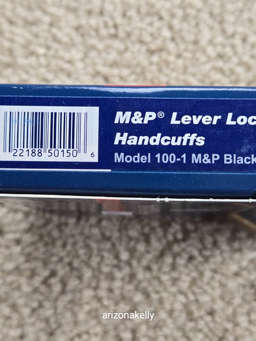 NIB Smith & Wesson Handcuffs Black Chain - Picture 2 of 3
